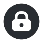Lock Circle SVG Icon